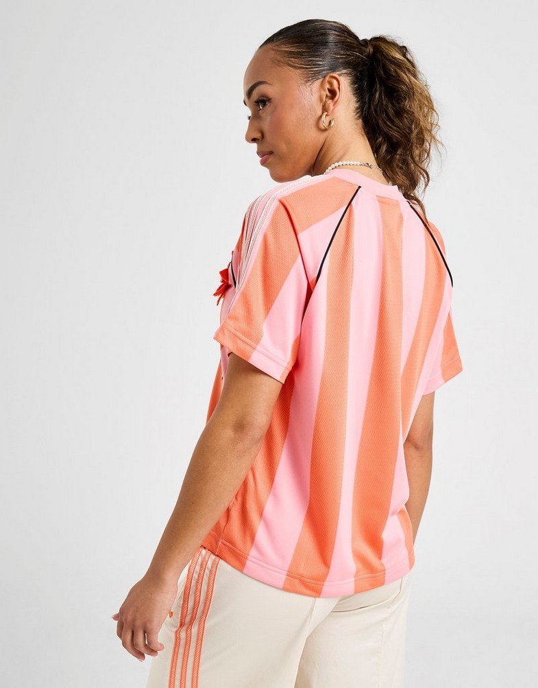 Koszulka, t-shirt damski ADIDAS T-SHIRT JERSEY KC0673 Różowy