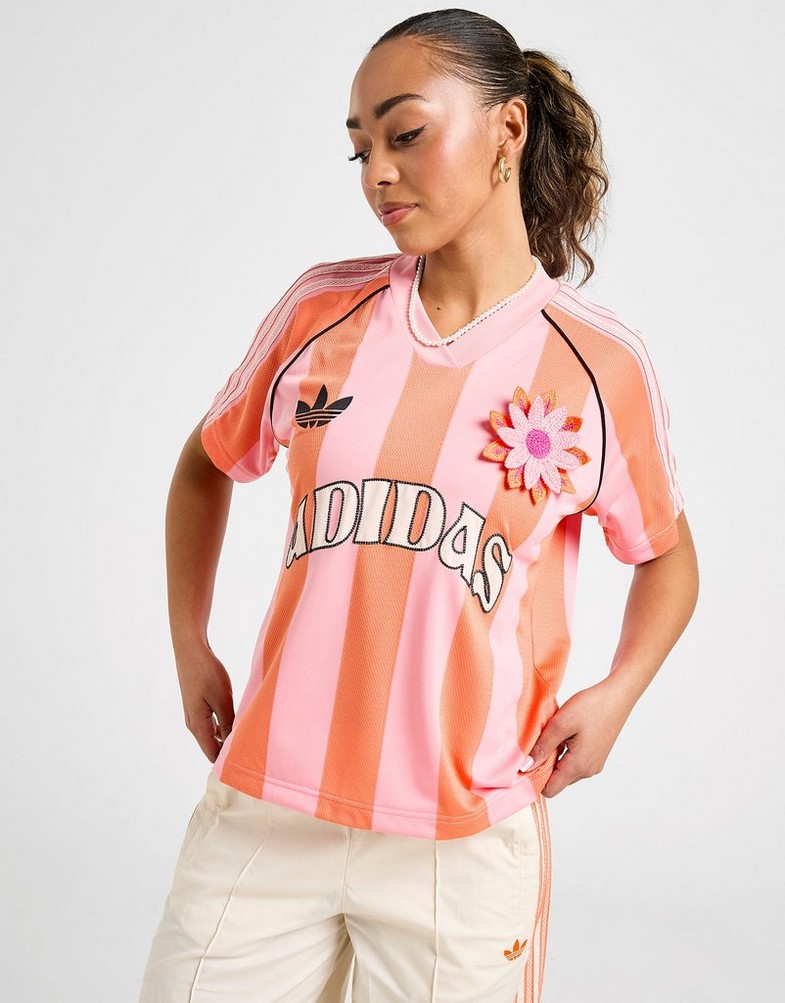Koszulka, t-shirt damski ADIDAS T-SHIRT JERSEY KC0673 Różowy