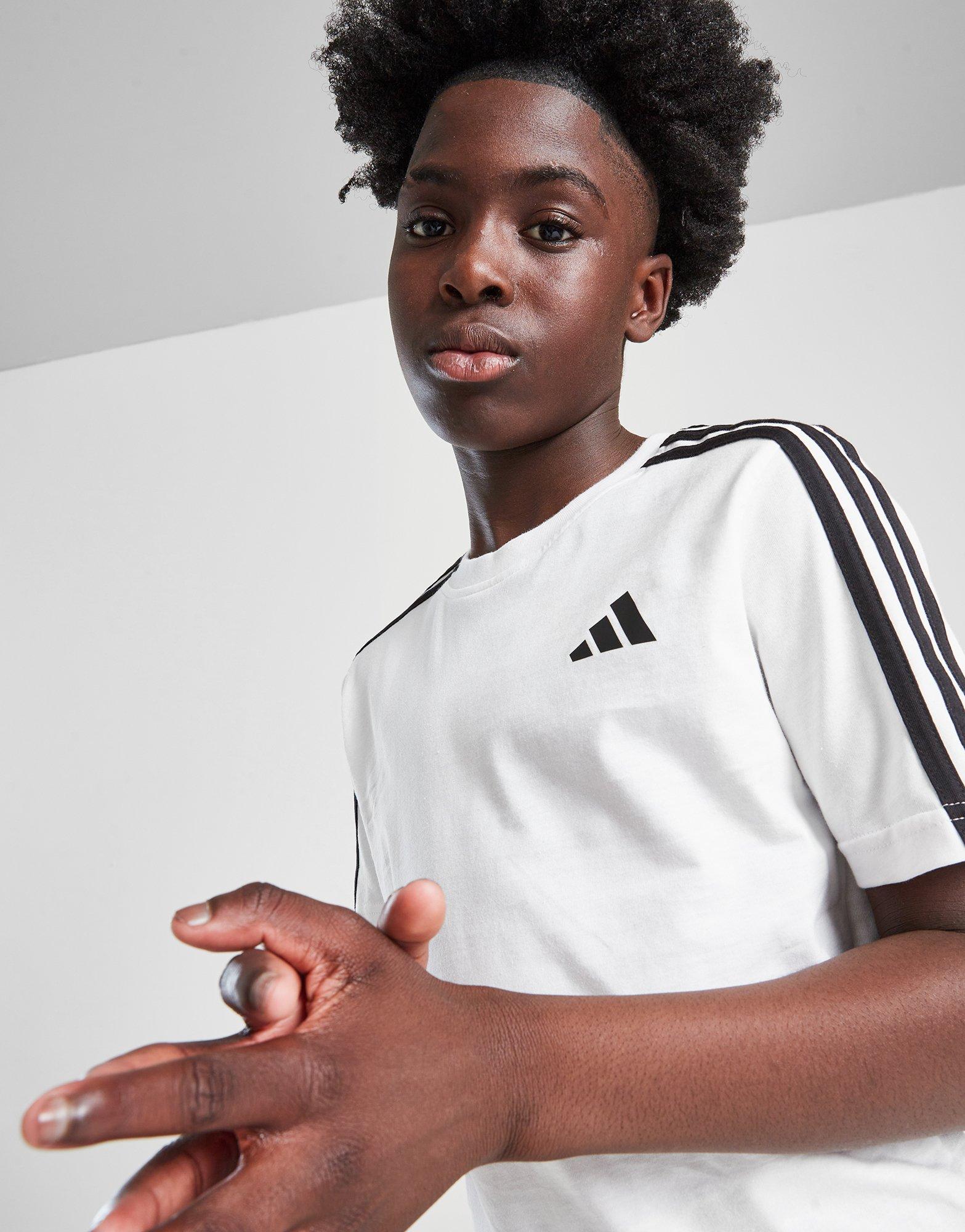 Koszulka, t-shirt dziecięcy ADIDAS T-SHIRT YB T B JV9038 Biały