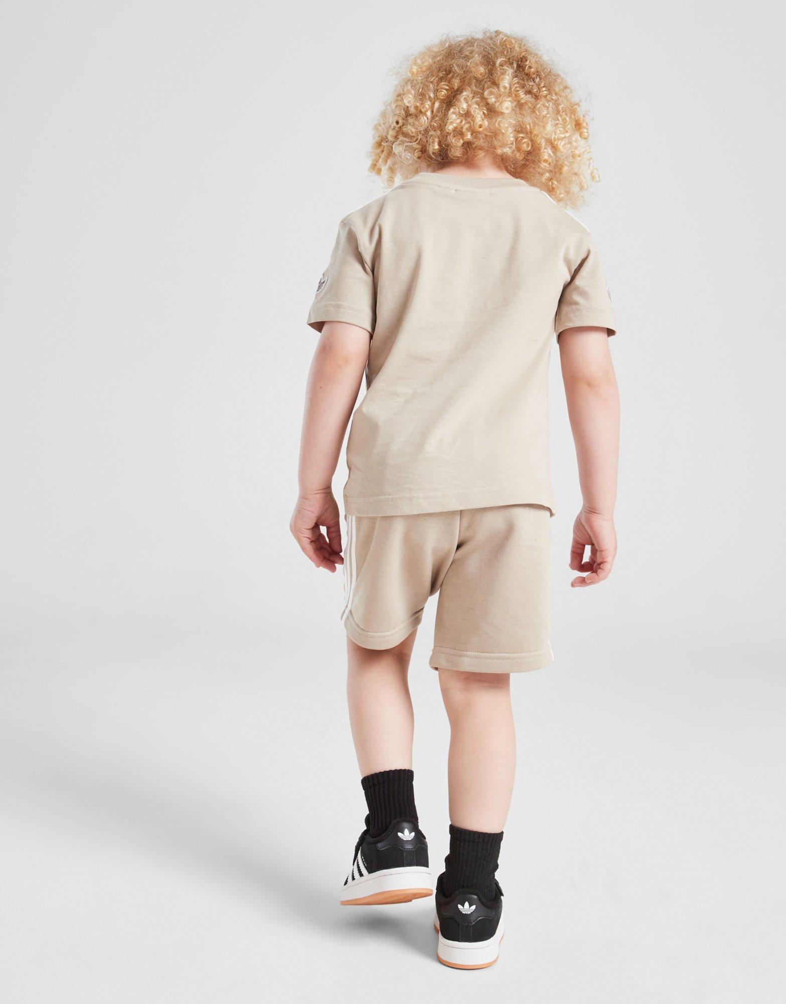 Vaikiški sportiniai kostiumai ADIDAS KOMPLEKTAS $VARSITY T/SHT SET BGE JM1286 Rusva