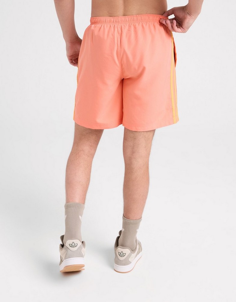 Pantaloni scurți pentru bărbați ADIDAS PANTALONI SCURȚI ADICOLOR   3 STRIPES SWIM SHORTS 8 JG3704 Portocaliu