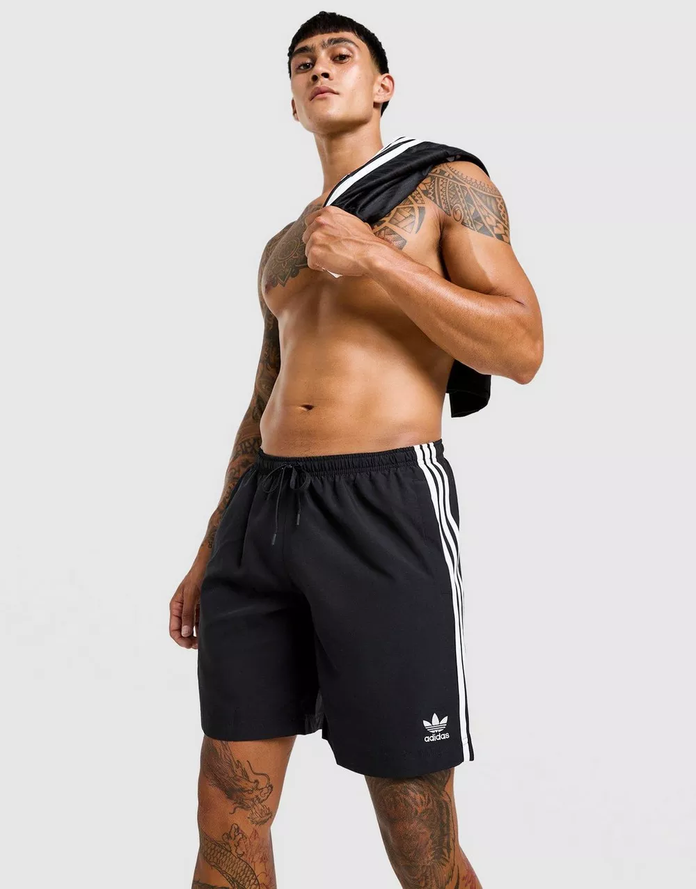 ADIDAS ШОРТИ ADICOLOR 3 STRIPES SWIM SHORTS 8, фото 1 з 5