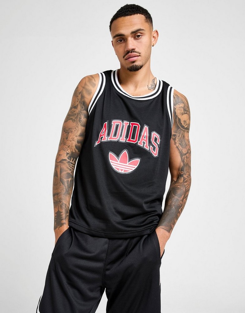 Top pentru bărbați ADIDAS MAIOU VARSITY BB MAIOU JP1003 Negru