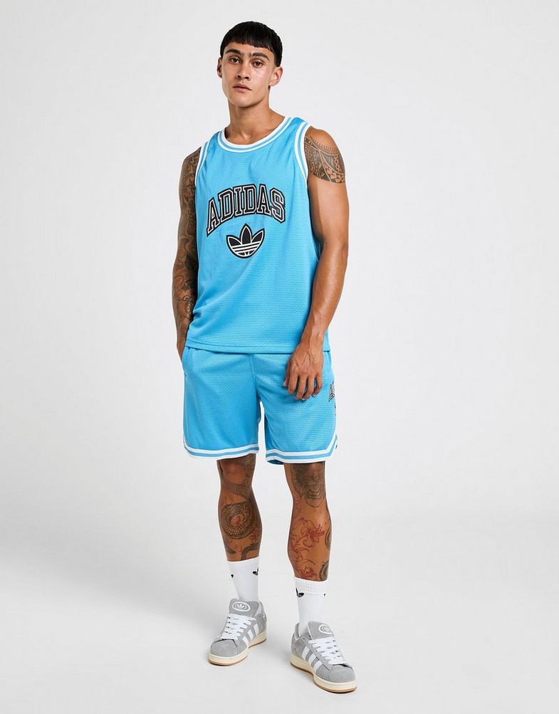 Top pentru bărbați ADIDAS MAIOU VARSITY BB MAIOU JD0721 Albastru