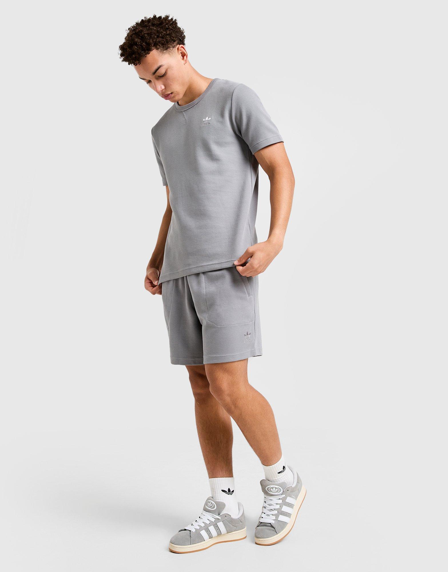 Koszulka, t-shirt męski ADIDAS T-SHIRT ESS W TEE JY8007 Szary