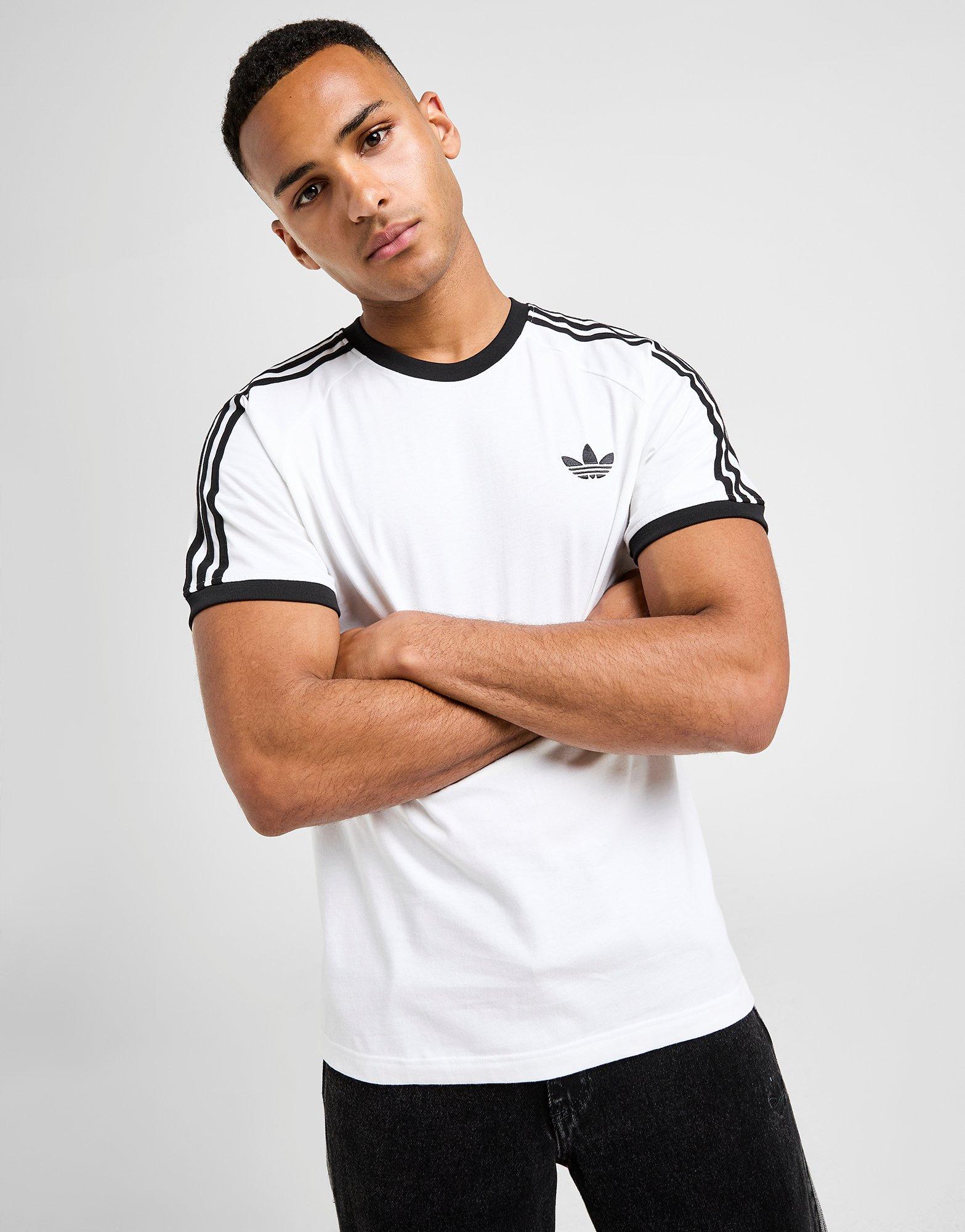 Koszulka, t-shirt męski ADIDAS T-SHIRT CALI KB8335 Biały