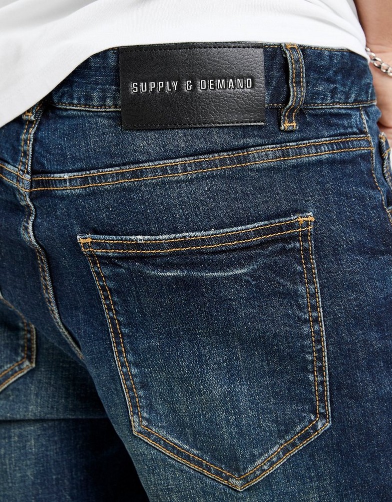 Чоловічі джинси SUPPLY&DEMAND ШТАНИ WSH CORE SLM JN DEN-INGO SUPTM17650170 Блакитний