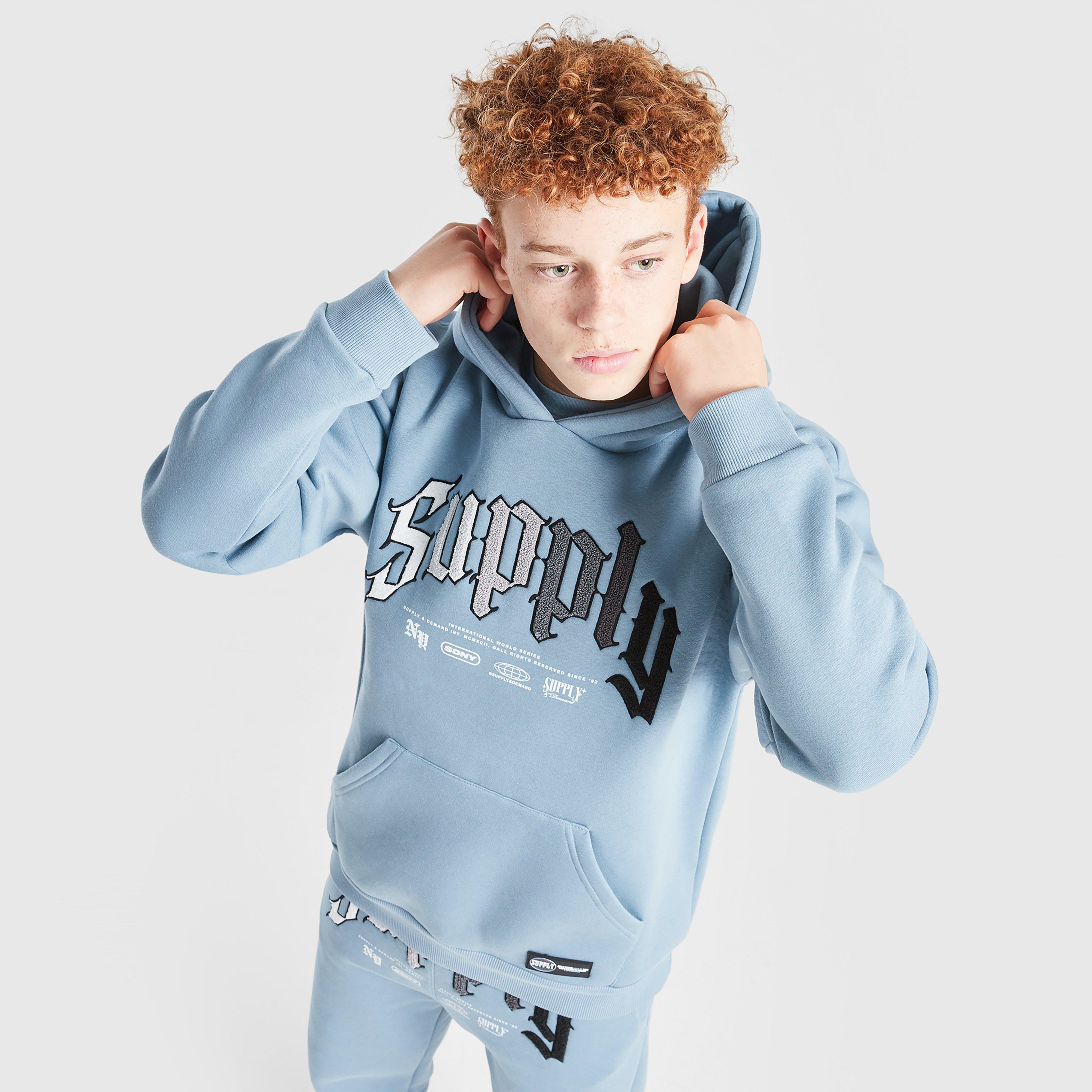 Hanorac pentru copii SUPPLY&DEMAND BLUZĂ CU GLUGĂ BIANCO OH HD