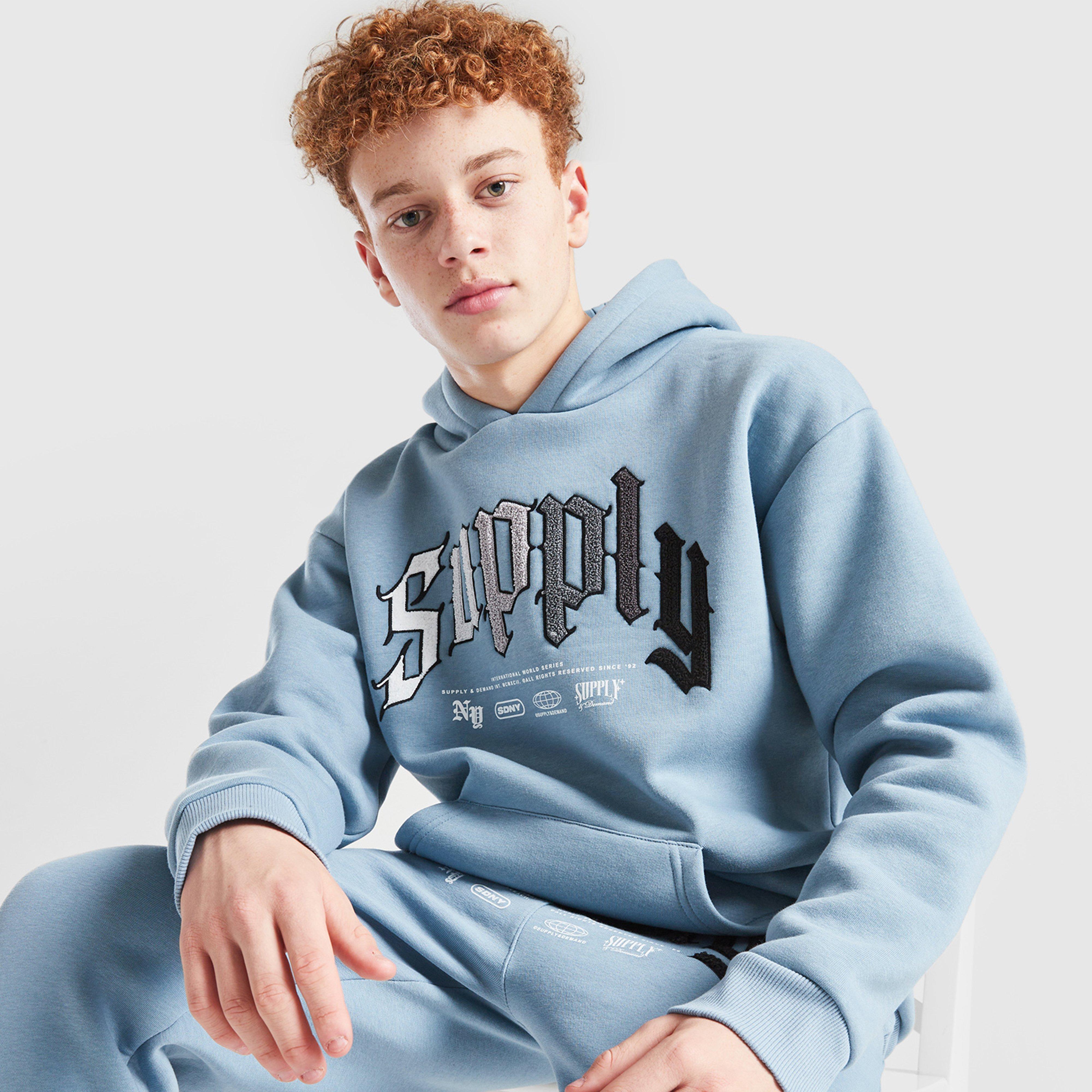 Hanorac pentru copii SUPPLY&DEMAND BLUZĂ CU GLUGĂ BIANCO OH HD