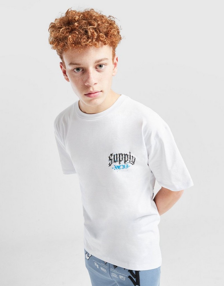 Детска тениска SUPPLY&DEMAND ТЕНИСКА FELLER TEE SUPTJB17509010 Бял