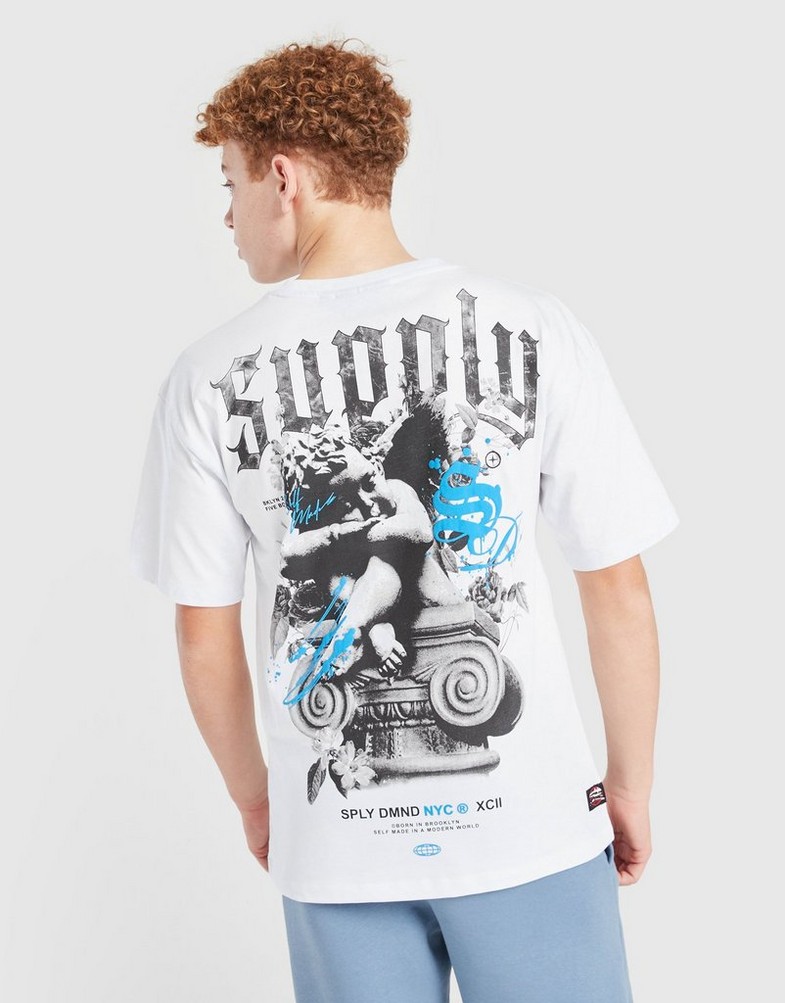 Детска тениска SUPPLY&DEMAND ТЕНИСКА FELLER TEE SUPTJB17509010 Бял