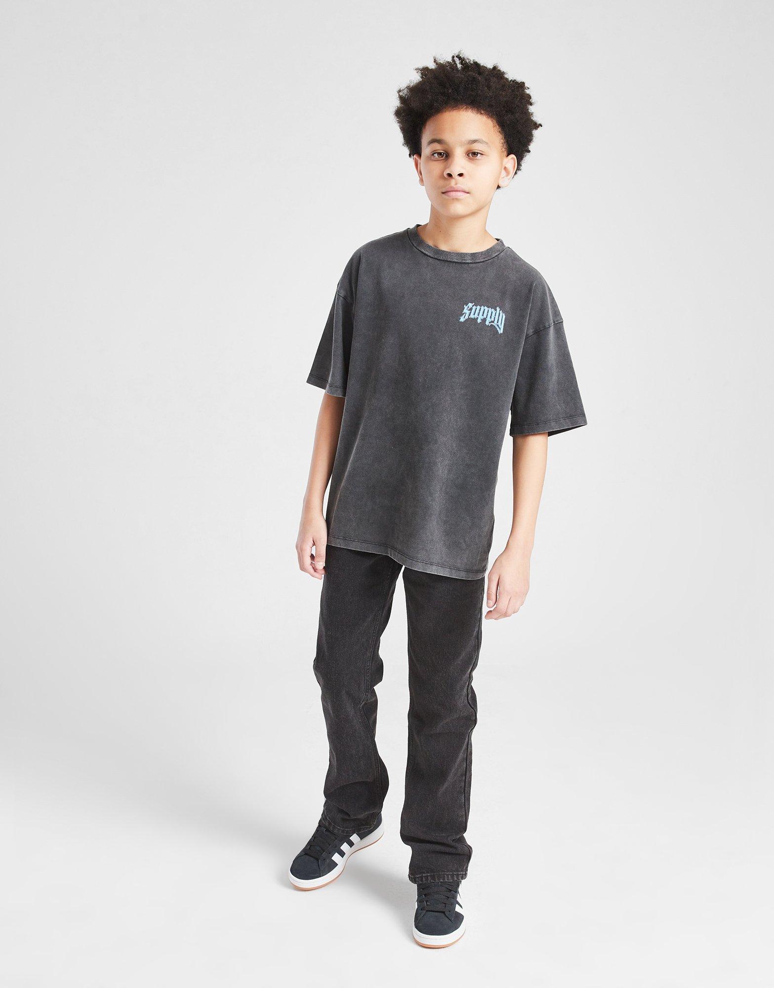 Tricou pentru copii SUPPLY&DEMAND TRICOU CATCHER TEE SUPTJB17710007 Negru