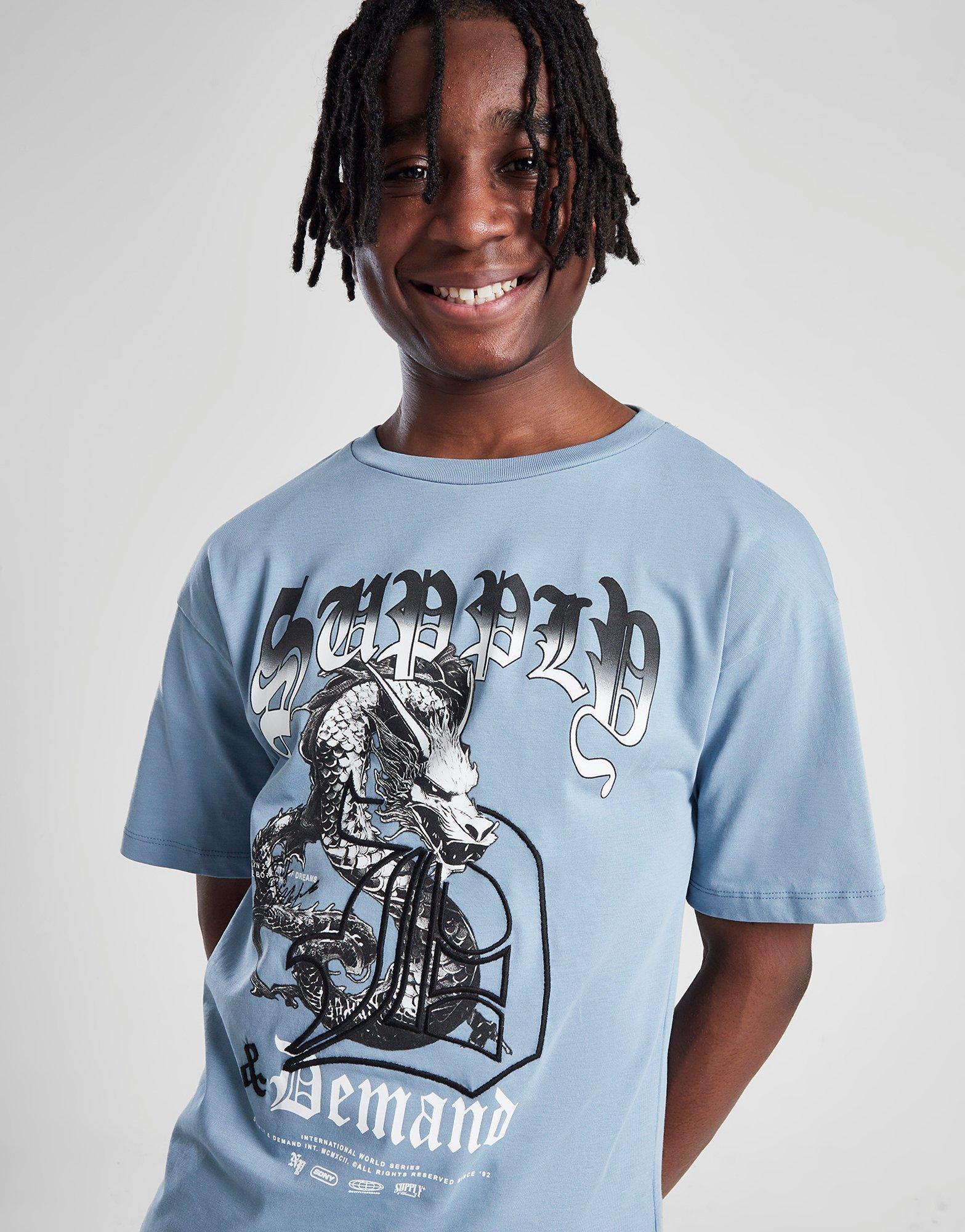 Gyerek póló SUPPLY&DEMAND PÓLÓ DRAGON TEE SUPTJB17511640 Kék