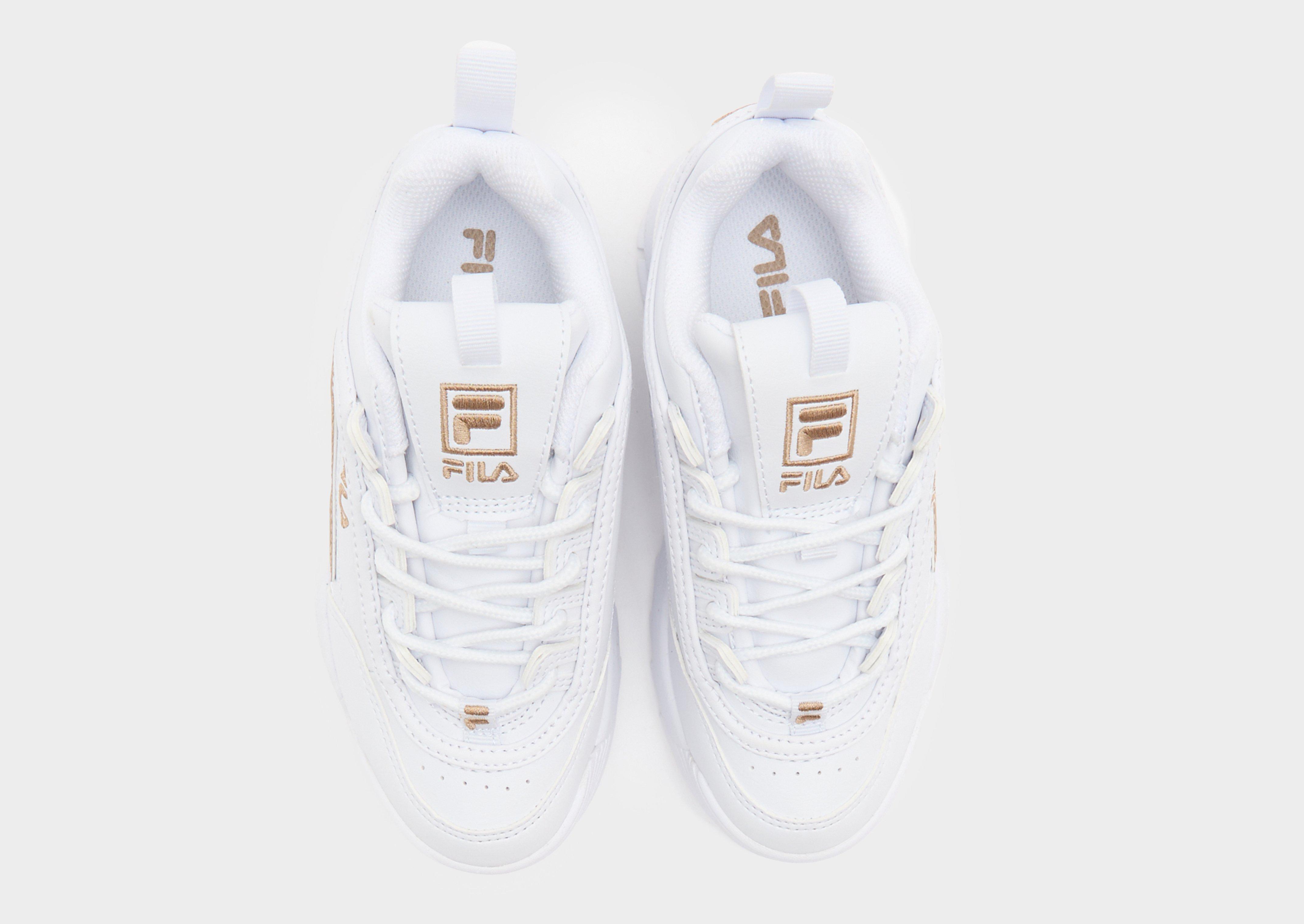 Adidași pentru copii FILA DISRUPTOR II 3XM02438-166 Alb