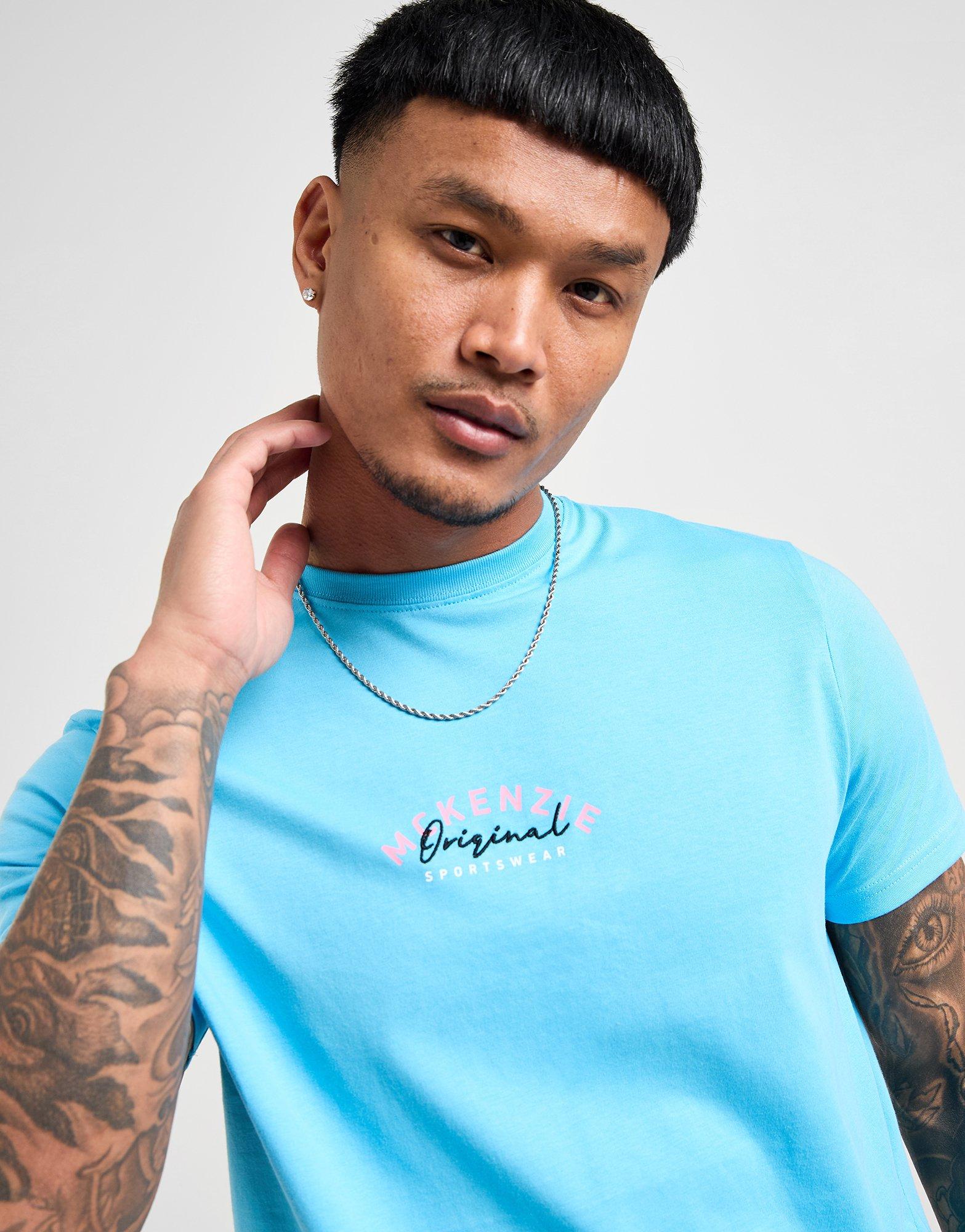 Férfi póló MCKENZIE PÓLÓ JOLLA TEE BLU-ETBL MCKTM16773567 Kék