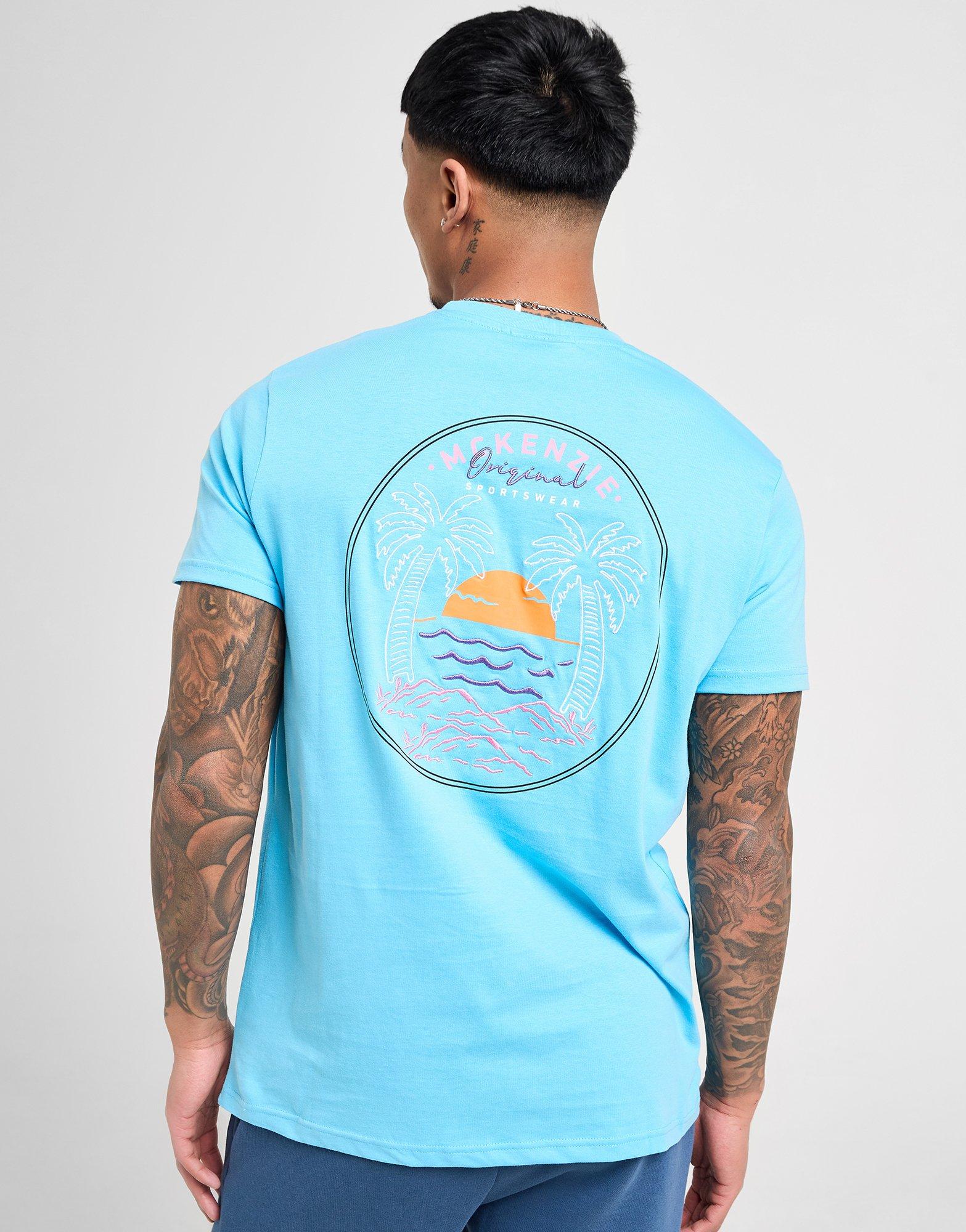 Férfi póló MCKENZIE PÓLÓ JOLLA TEE BLU-ETBL MCKTM16773567 Kék