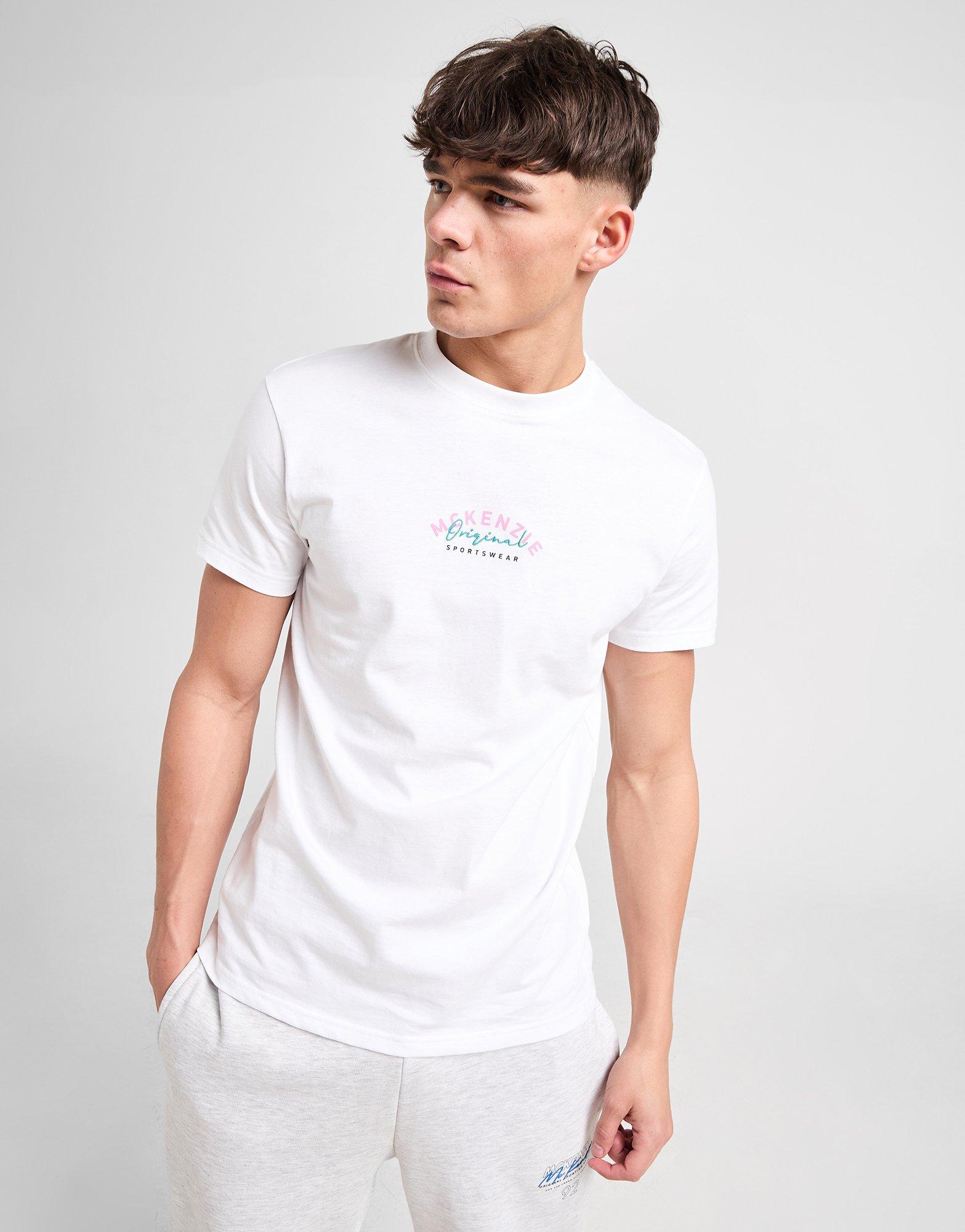 Férfi póló MCKENZIE PÓLÓ JOLLA TEE WHT-WHT MCKTM16773010 Fehér