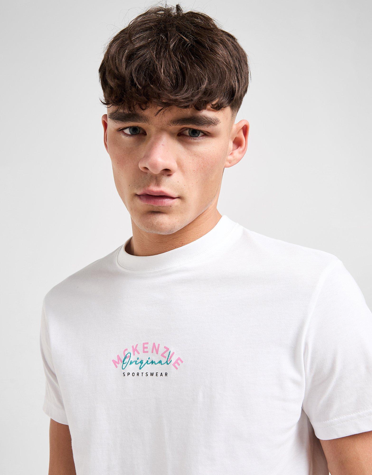 Férfi póló MCKENZIE PÓLÓ JOLLA TEE WHT-WHT MCKTM16773010 Fehér