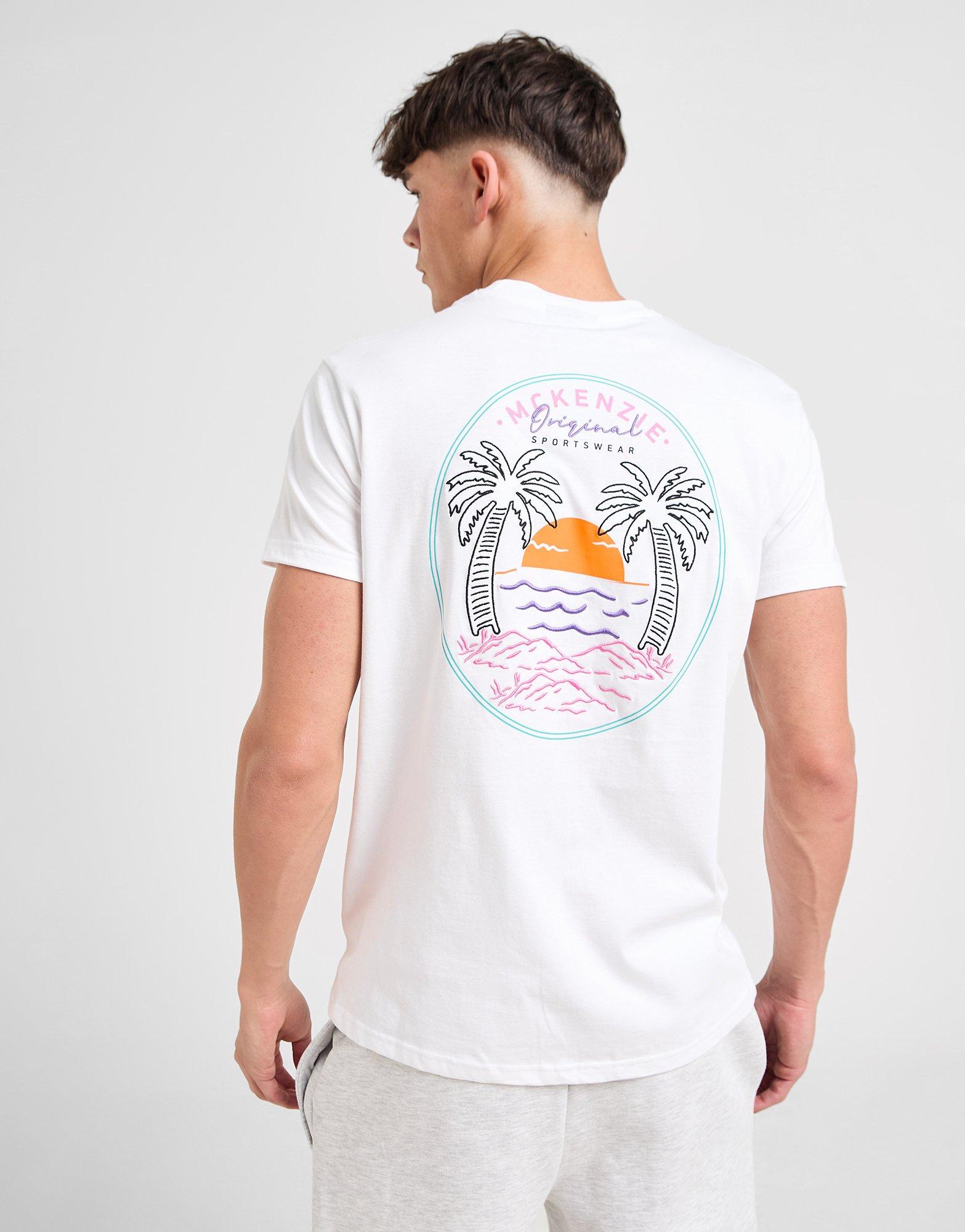 Férfi póló MCKENZIE PÓLÓ JOLLA TEE WHT-WHT MCKTM16773010 Fehér