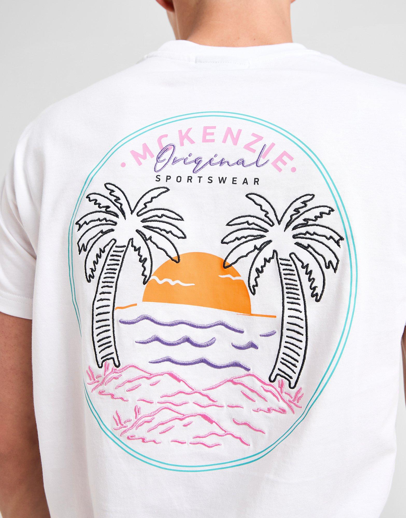 Férfi póló MCKENZIE PÓLÓ JOLLA TEE WHT-WHT MCKTM16773010 Fehér