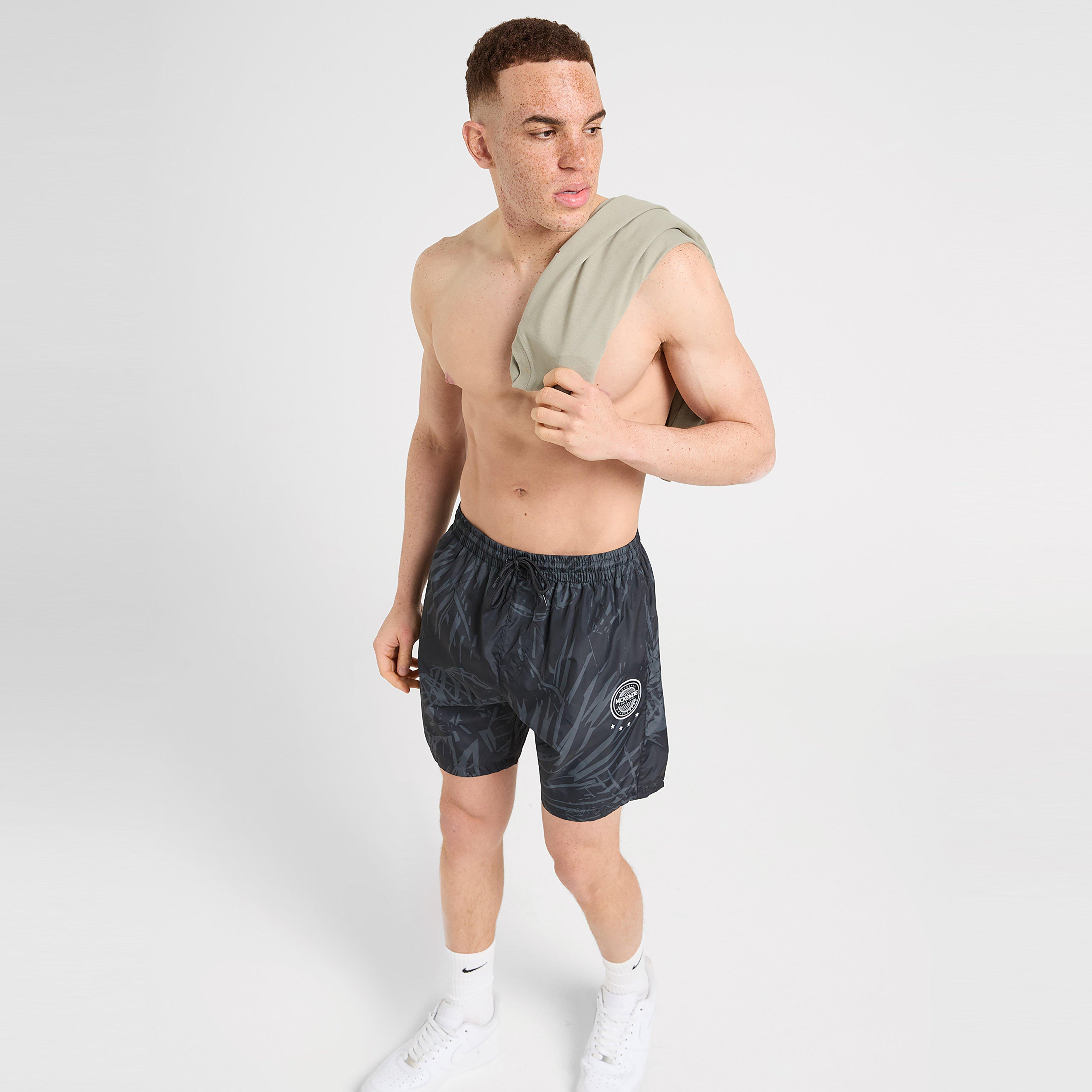 Pantaloni scurți pentru bărbați MCKENZIE PANTALONI SCURȚI BUTIA SWM SHT BLK-BLK