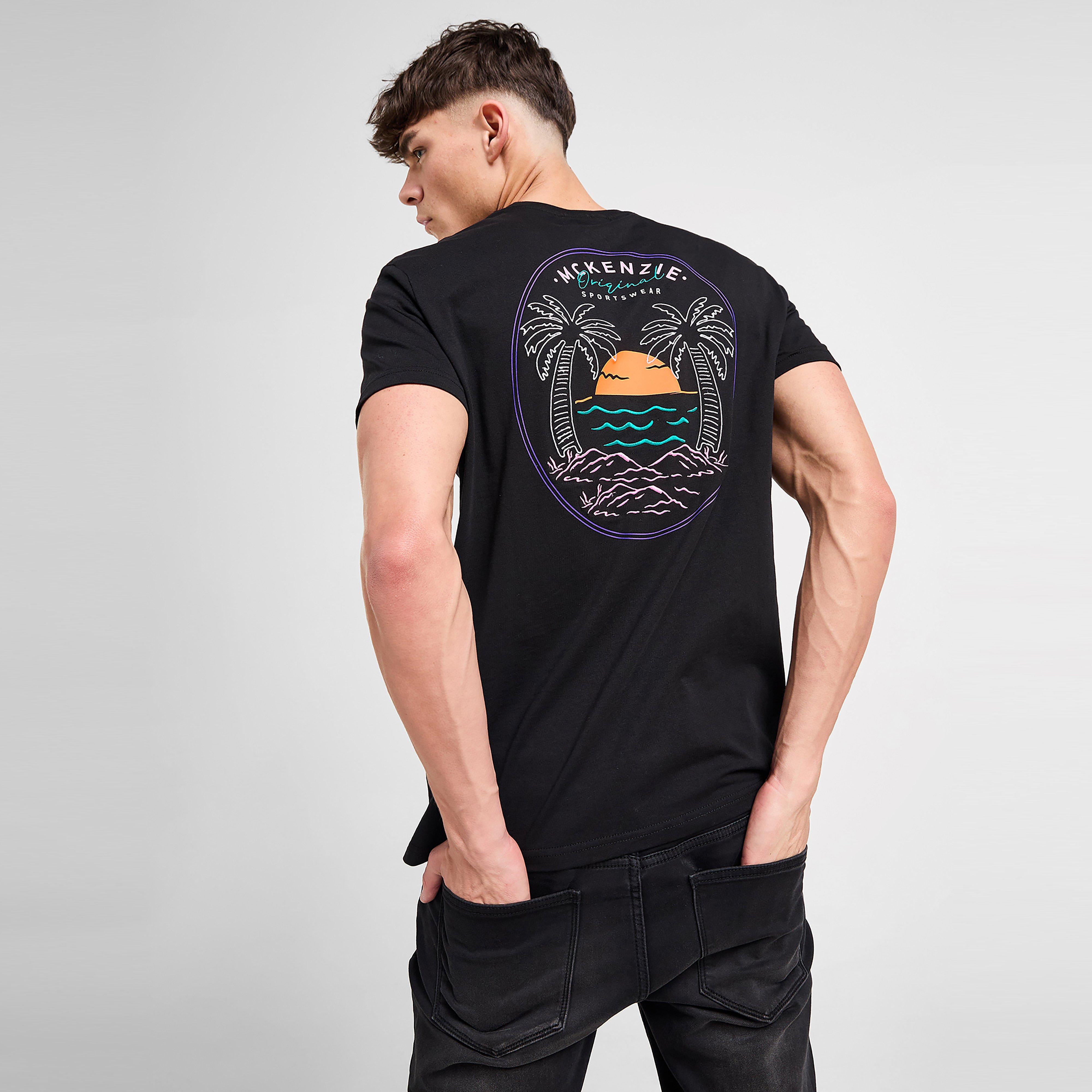 Férfi póló MCKENZIE PÓLÓ JOLLA TEE BLK-BLK