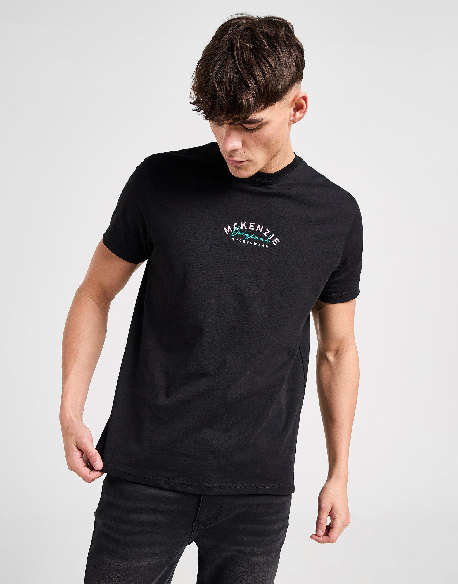 Чоловічі футболки MCKENZIE ФУТБОЛКА JOLLA TEE BLK-BLK MCKTM16773007 Чорний