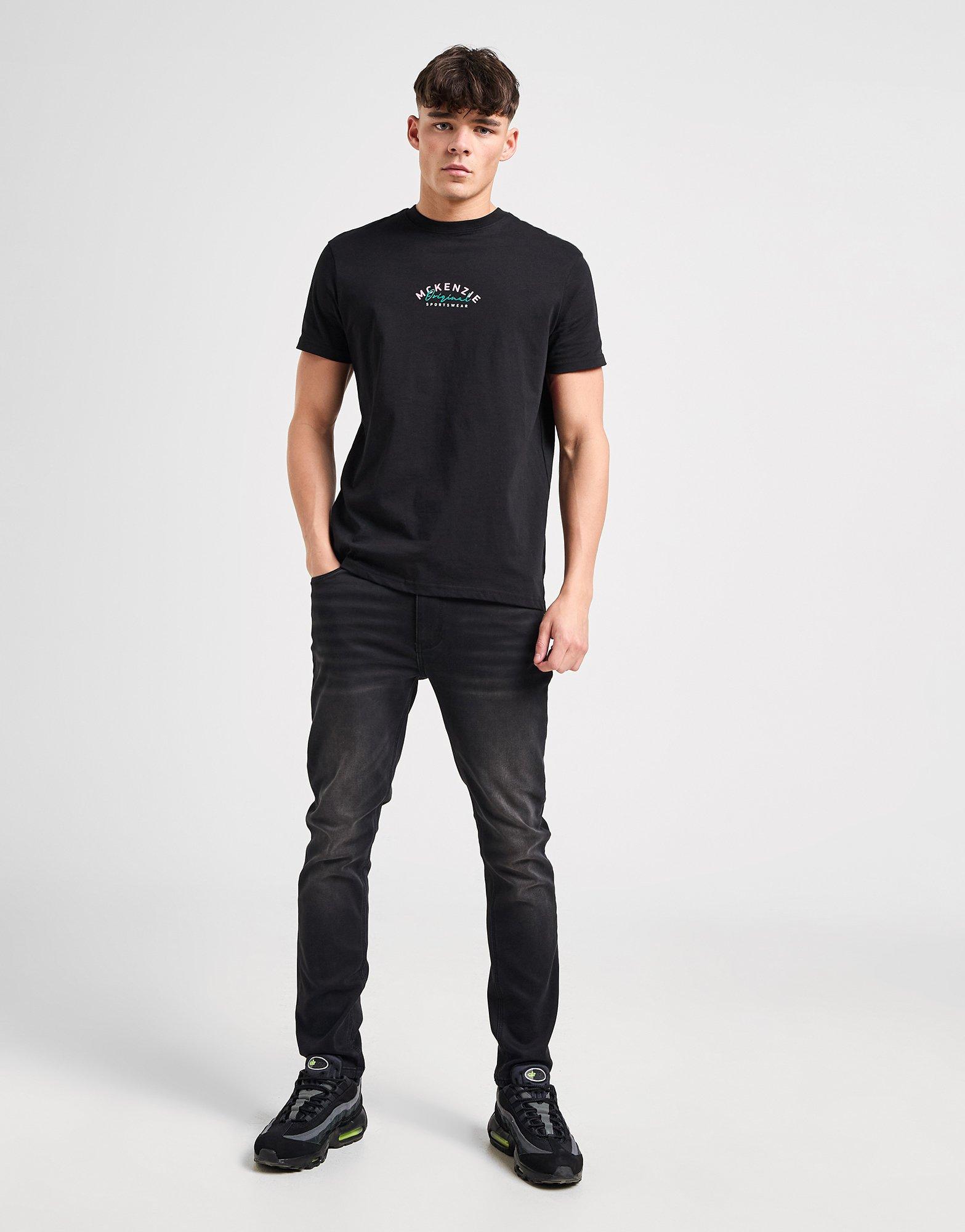 Чоловічі футболки MCKENZIE ФУТБОЛКА JOLLA TEE BLK-BLK MCKTM16773007 Чорний