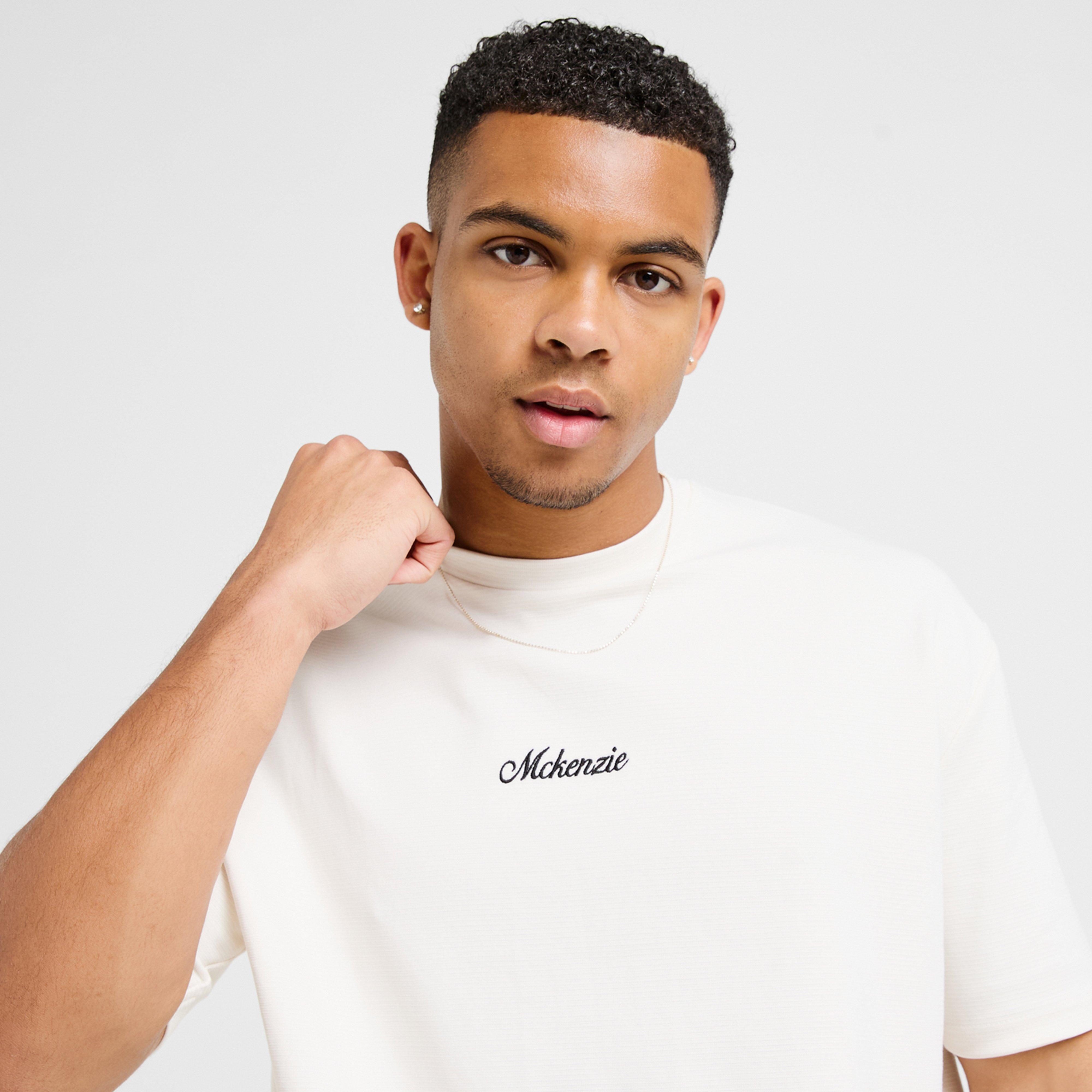 Koszulka, t-shirt męski MCKENZIE T-SHIRT PISMO TEE CRM-GDNA