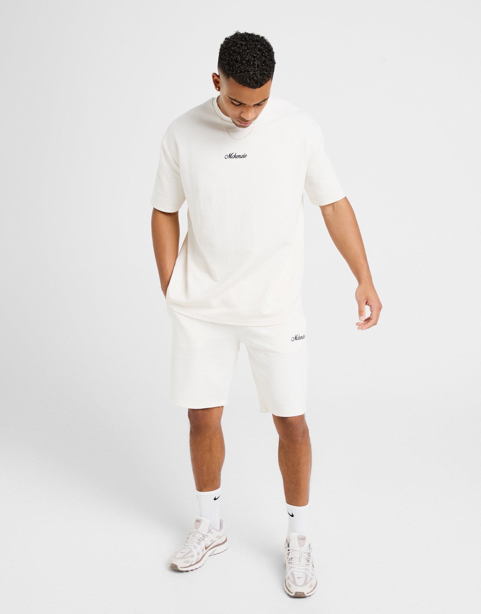 Koszulka, t-shirt męski MCKENZIE T-SHIRT PISMO TEE CRM-GDNA MCKTM16800329 Beżowy