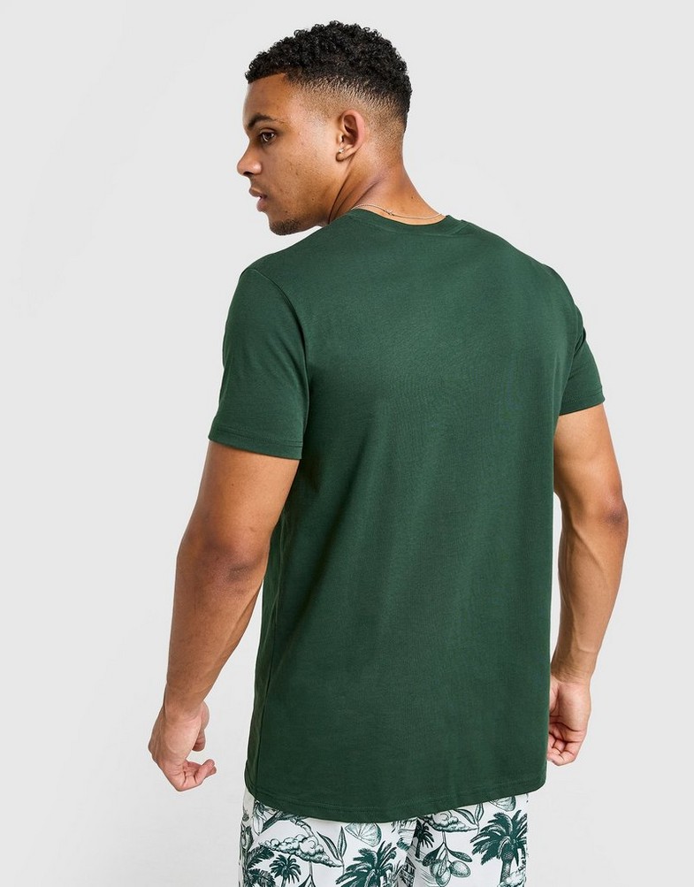 Tricou pentru bărbați MCKENZIE TRICOU COAST TEE GRN-SYM MCKTM16824524 Verde