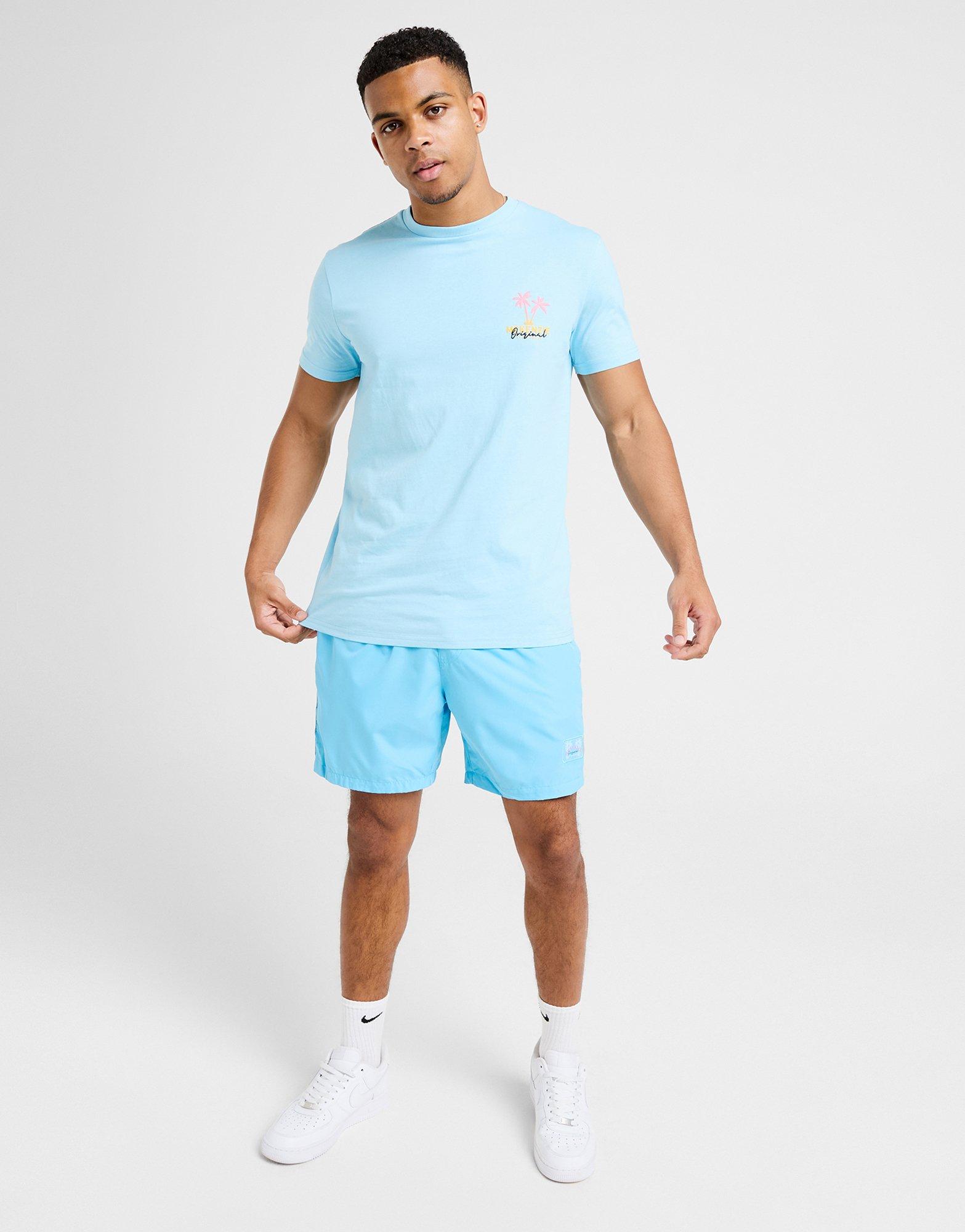 Tricou pentru bărbați MCKENZIE TRICOU STINSON TEE BLU-SKYB MCKTM16775576 Albastru