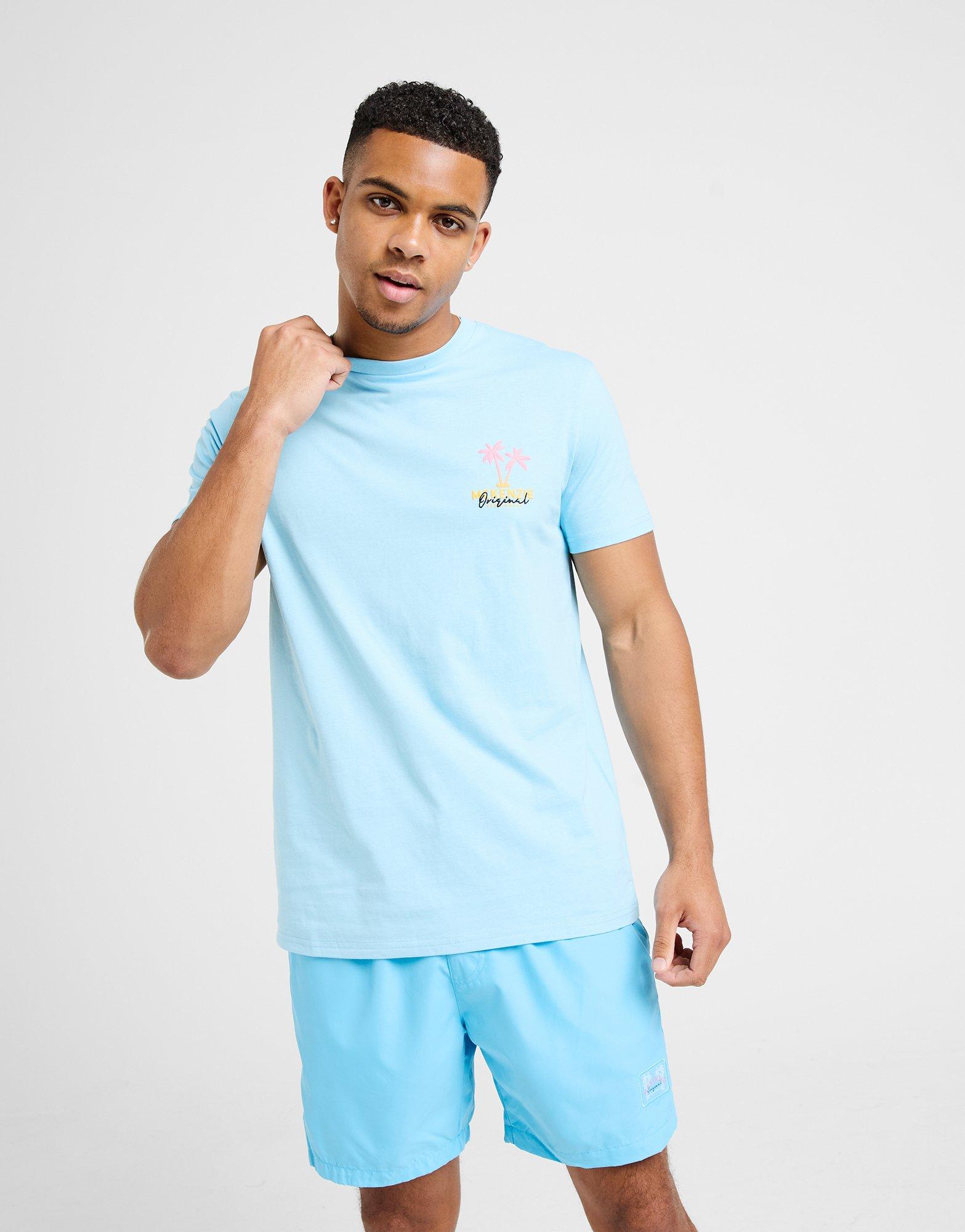 Tricou pentru bărbați MCKENZIE TRICOU STINSON TEE BLU-SKYB MCKTM16775576 Albastru