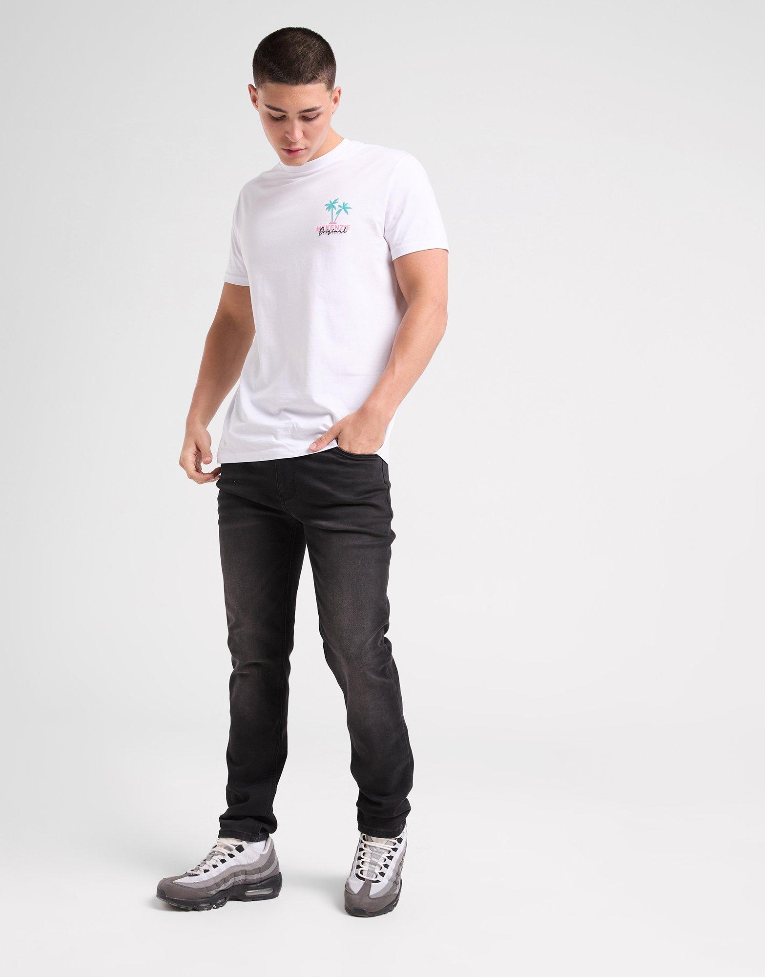 Koszulka, t-shirt męski MCKENZIE T-SHIRT STINSON TEE WHT-WHT MCKTM16775010 Biały