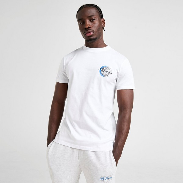 MCKENZIE T-SHIRT GLOBE TEE WHT-WHT