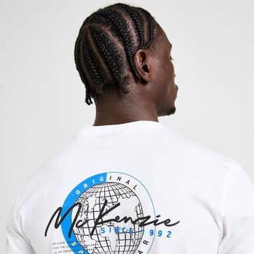 Tricou pentru bărbați MCKENZIE TRICOU GLOBE TEE WHT-WHT