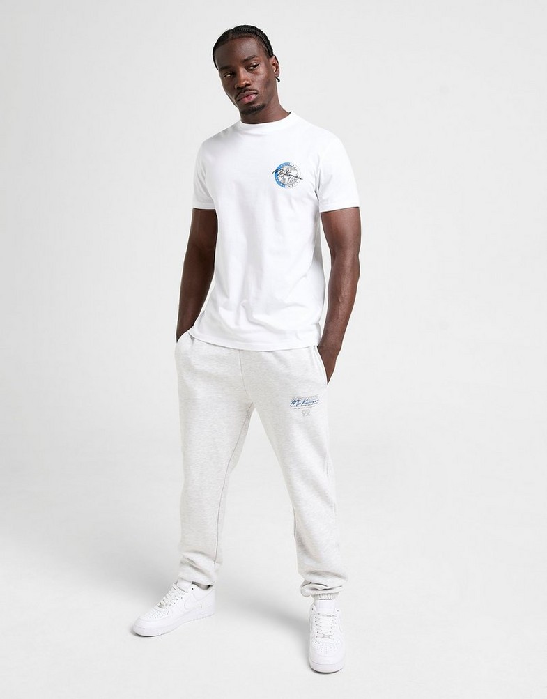 Tricou pentru bărbați MCKENZIE TRICOU GLOBE TEE WHT-WHT MCKTM16874010 Alb
