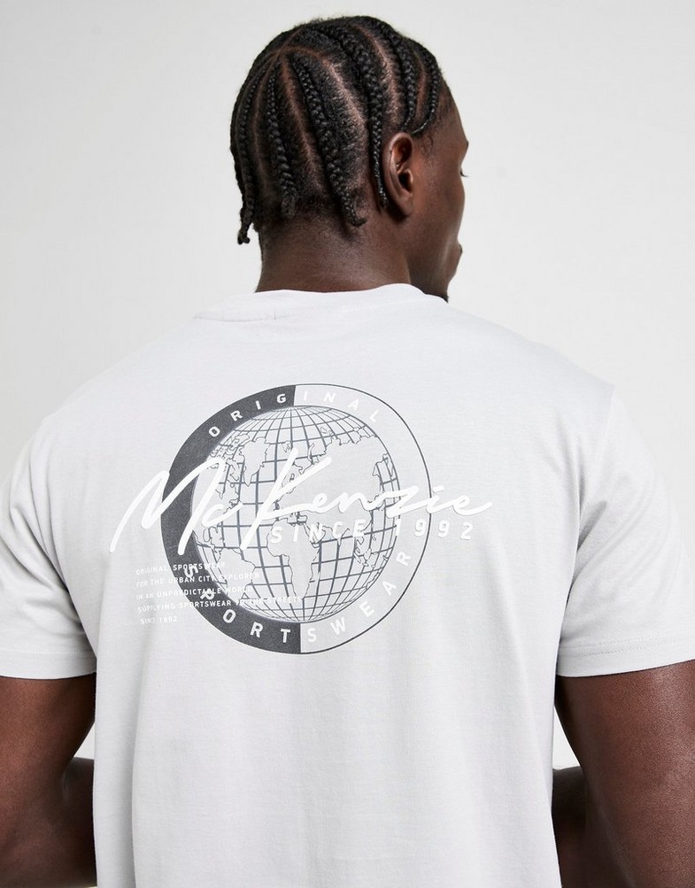 Tricou pentru bărbați MCKENZIE TRICOU GLOBE TEE GRY-HIR MCKTM16874020 Gri