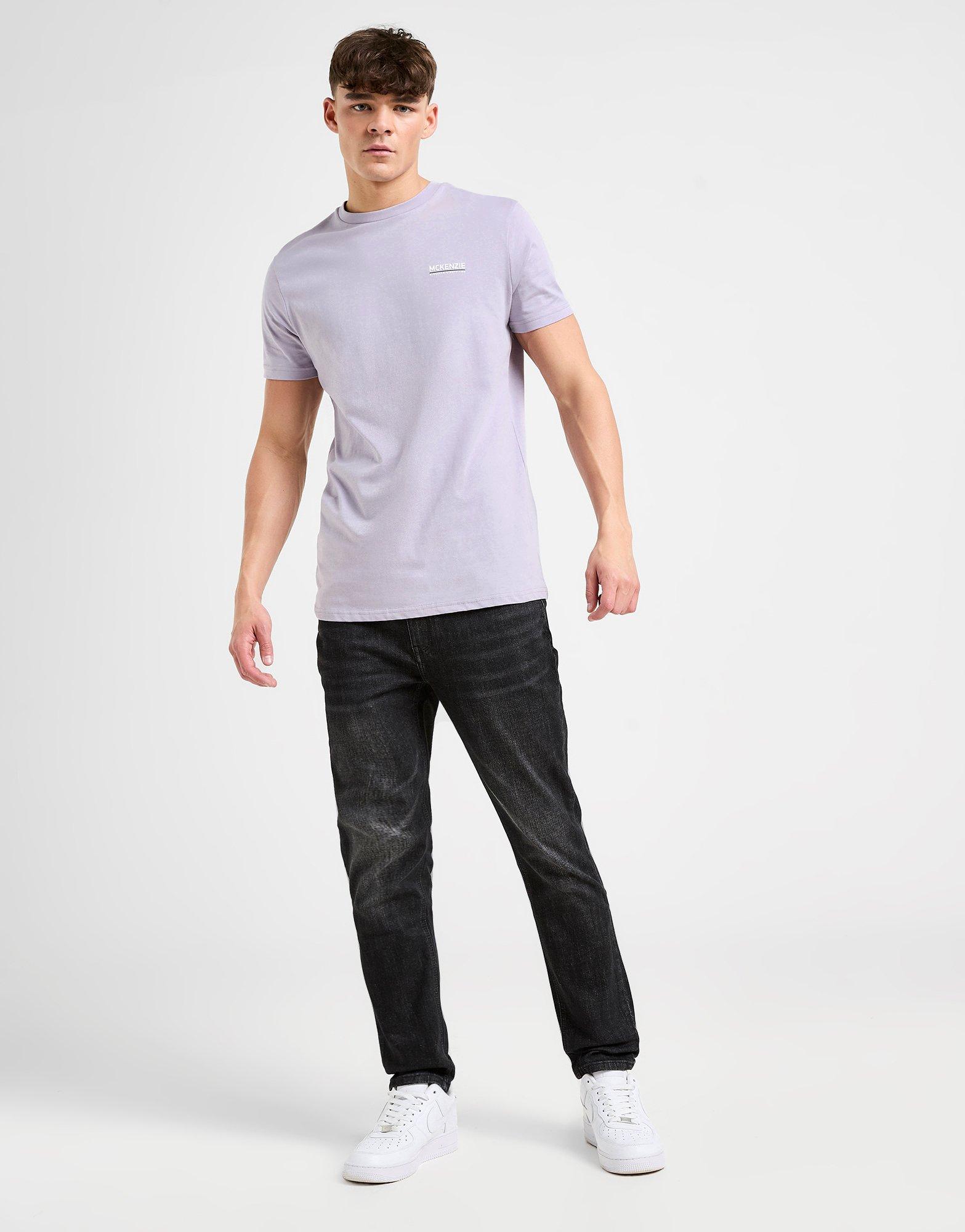 Koszulka, t-shirt męski MCKENZIE T-SHIRT ESS TEE LIL-LAA MCKTM16684189 Fioletowy