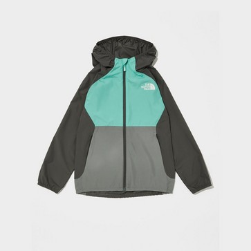 Geacă de iarnă pentru copii THE NORTH FACE JACHETĂ $WINDRUNNER GREY/TEAL