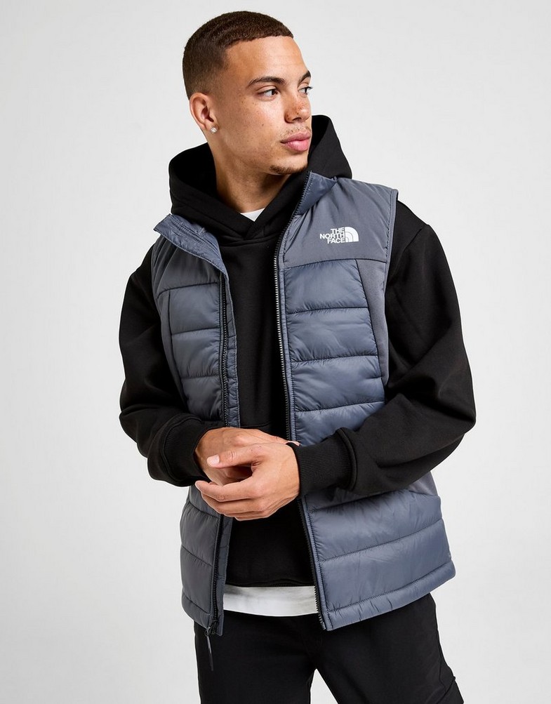 Muški prsluk THE NORTH FACE PRSLUK HYBRID GILET VAN'GY NF0A8AJZ1741 siva