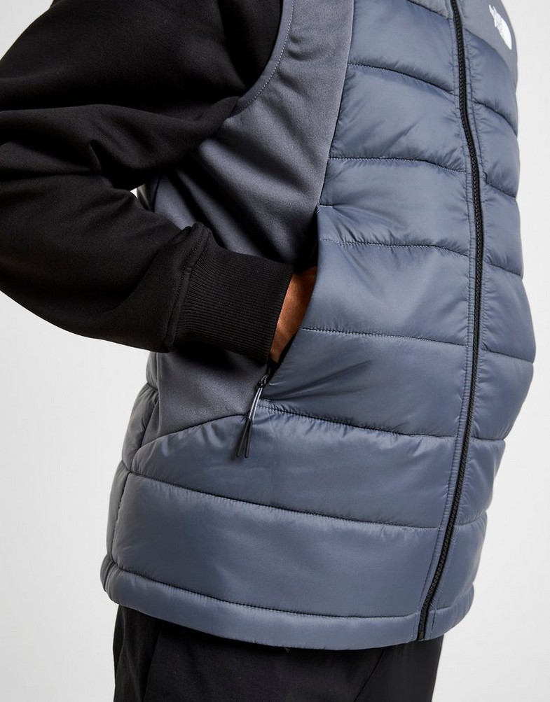 Muški prsluk THE NORTH FACE PRSLUK HYBRID GILET VAN'GY NF0A8AJZ1741 siva