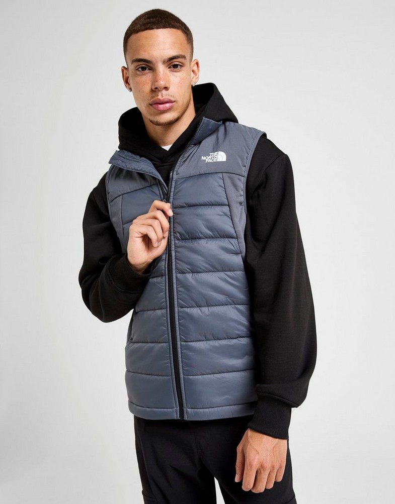 Muški prsluk THE NORTH FACE PRSLUK HYBRID GILET VAN'GY NF0A8AJZ1741 siva
