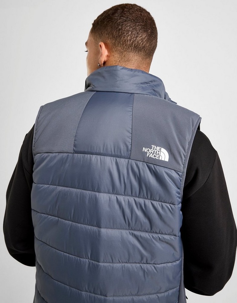 Muški prsluk THE NORTH FACE PRSLUK HYBRID GILET VAN'GY NF0A8AJZ1741 siva