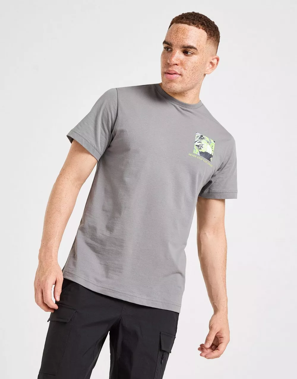 THE NORTH FACE ФУТБОЛКА HEAT MAP T SMGY/GN, фото 1 з 4
