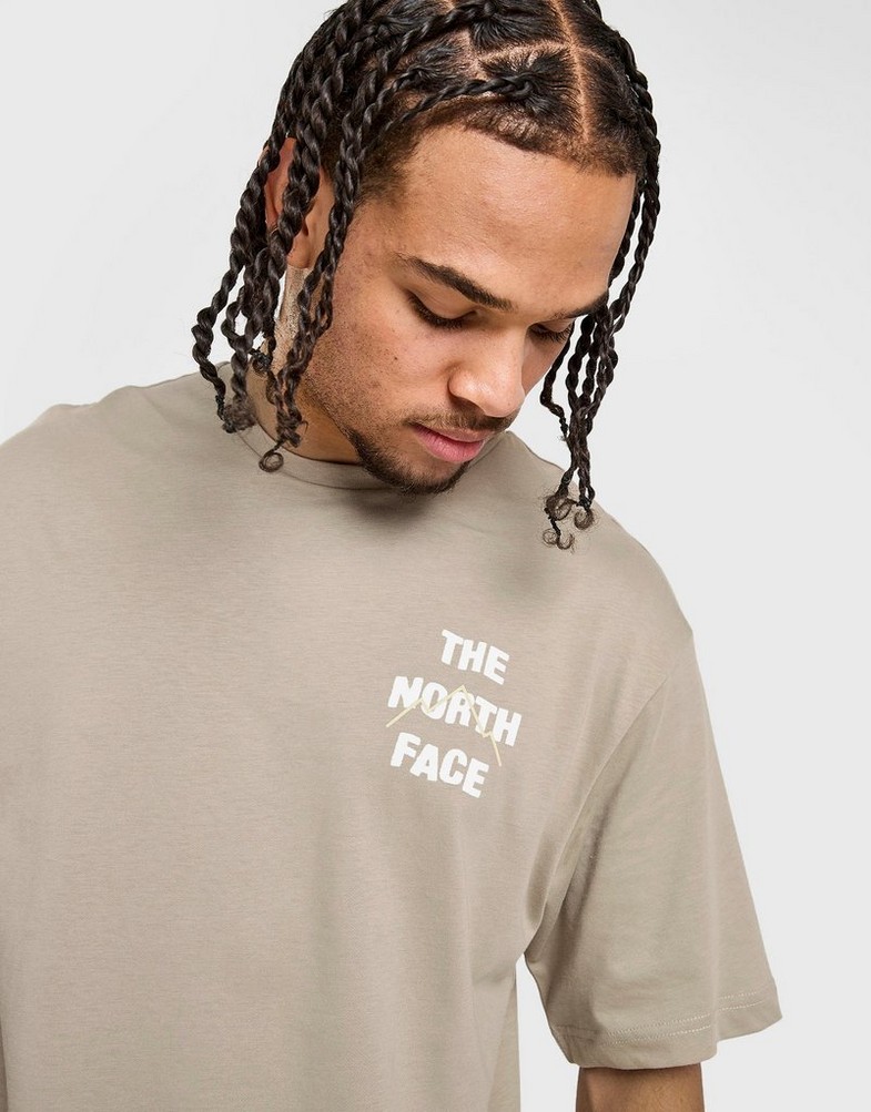 Muški T-shirt THE NORTH FACE T-SHIRT SOBRETTA OS T MUSH NF0A8FPWBOX1 bež