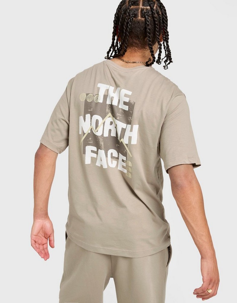 Muški T-shirt THE NORTH FACE T-SHIRT SOBRETTA OS T MUSH NF0A8FPWBOX1 bež