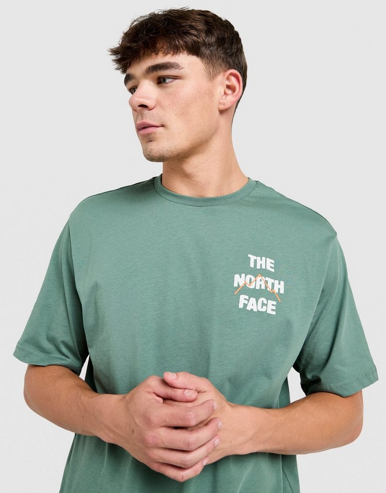 Muški T-shirt THE NORTH FACE T-SHIRT SOBRETTA OS T DKGN NF0A8FPWHCH1 zelena