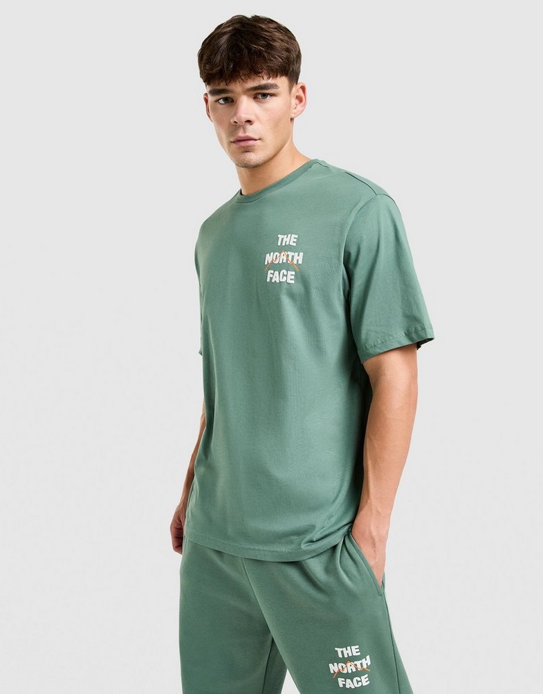 Muški T-shirt THE NORTH FACE T-SHIRT SOBRETTA OS T DKGN NF0A8FPWHCH1 zelena