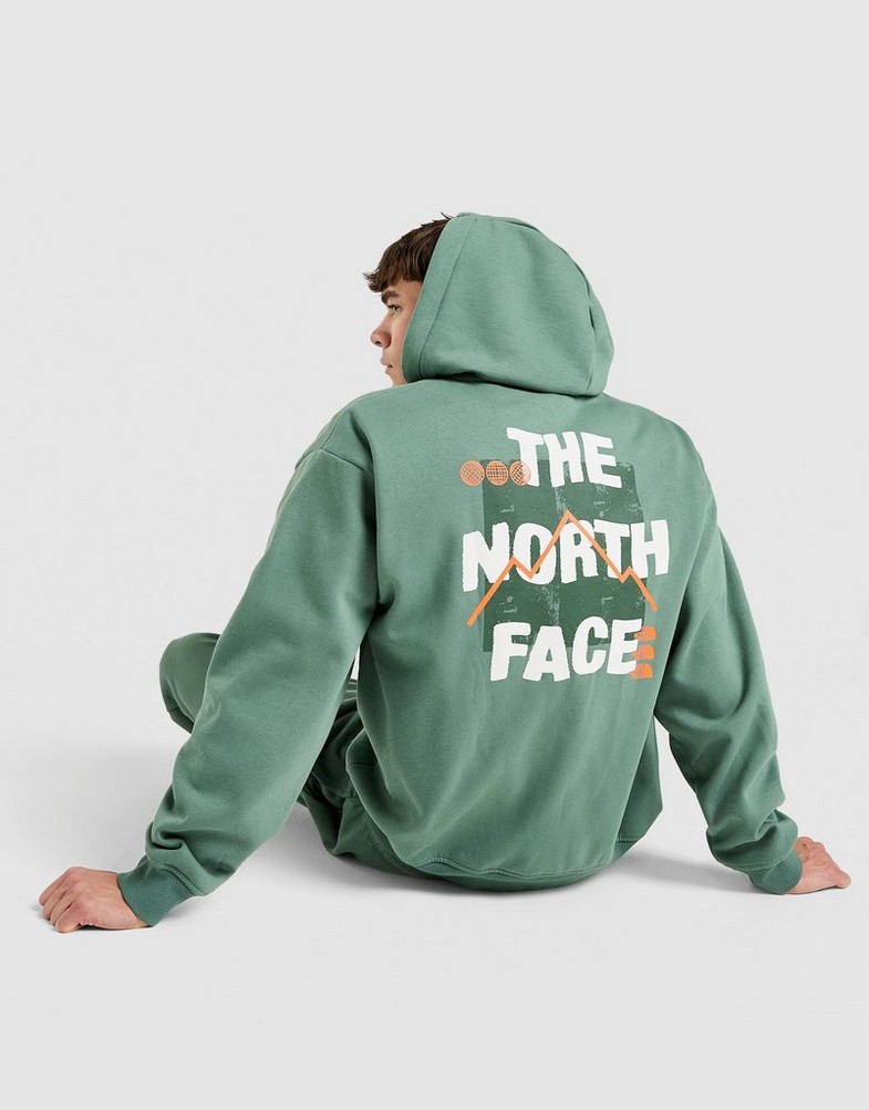 Muški gornji dio trenirke THE NORTH FACE VESTA S KAPULJAČOM   SOBRETTA OS T DKGN NF0A8FPUHCH1 zelena